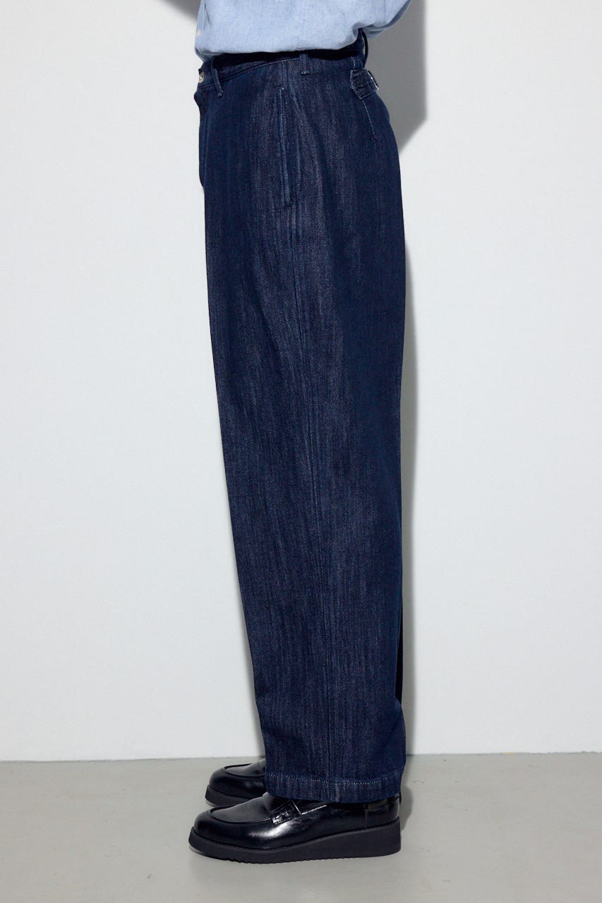 リラックスデニムスラックス One Wash M