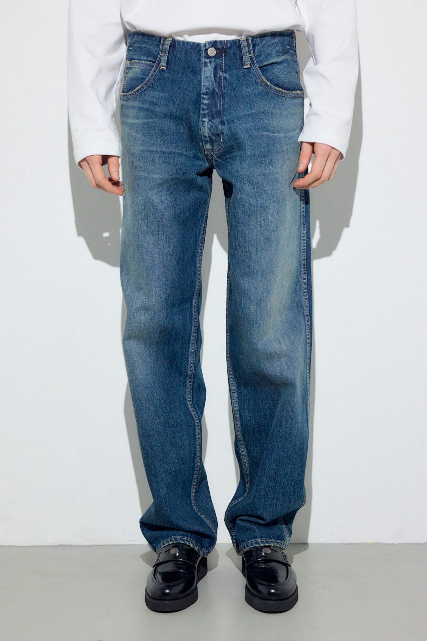 AZUL DENIMカラーストレート BLU 30inch