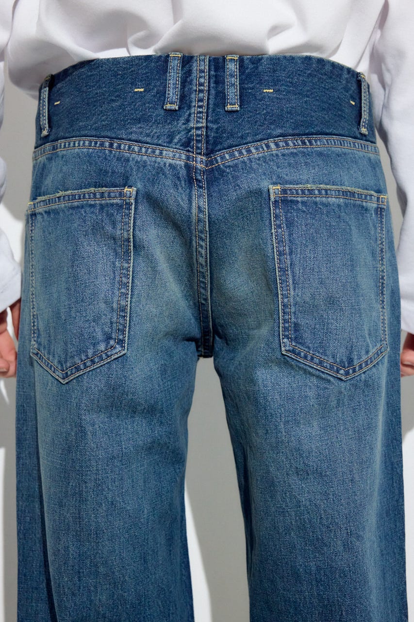 AZUL DENIMカラーストレート BLU 30inch