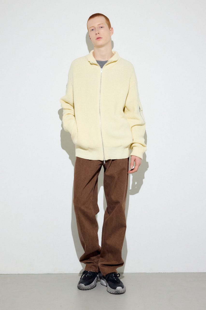 AZUL DENIMカラーストレート BRN 34inch