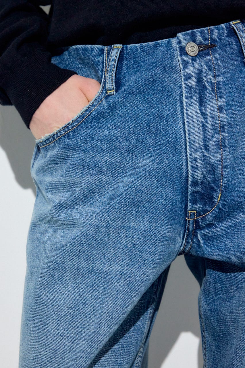 AZUL DENIMカラーストレート L/BLU 28inch