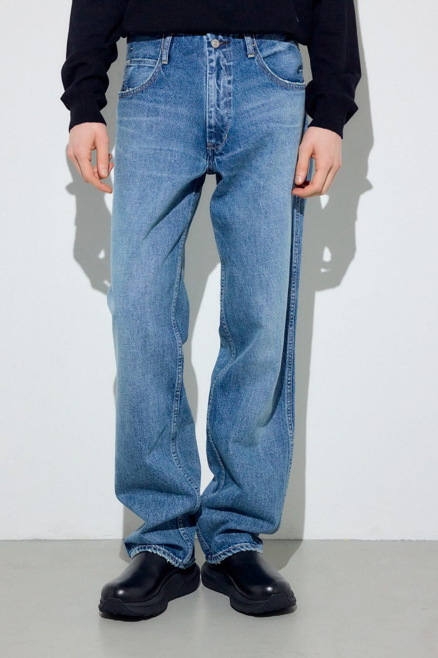 AZUL DENIMカラーストレート L/BLU 28inch