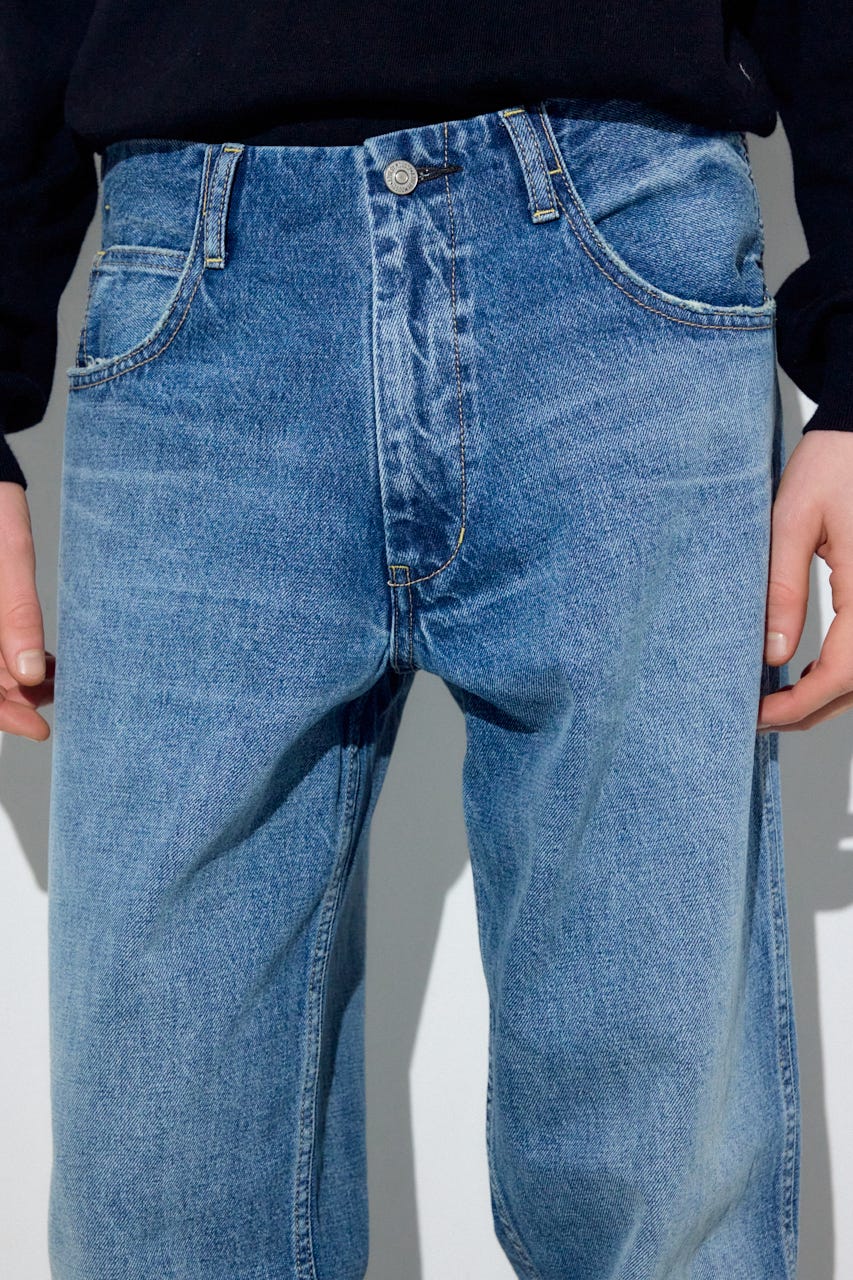 AZUL DENIMカラーストレート L/BLU 28inch