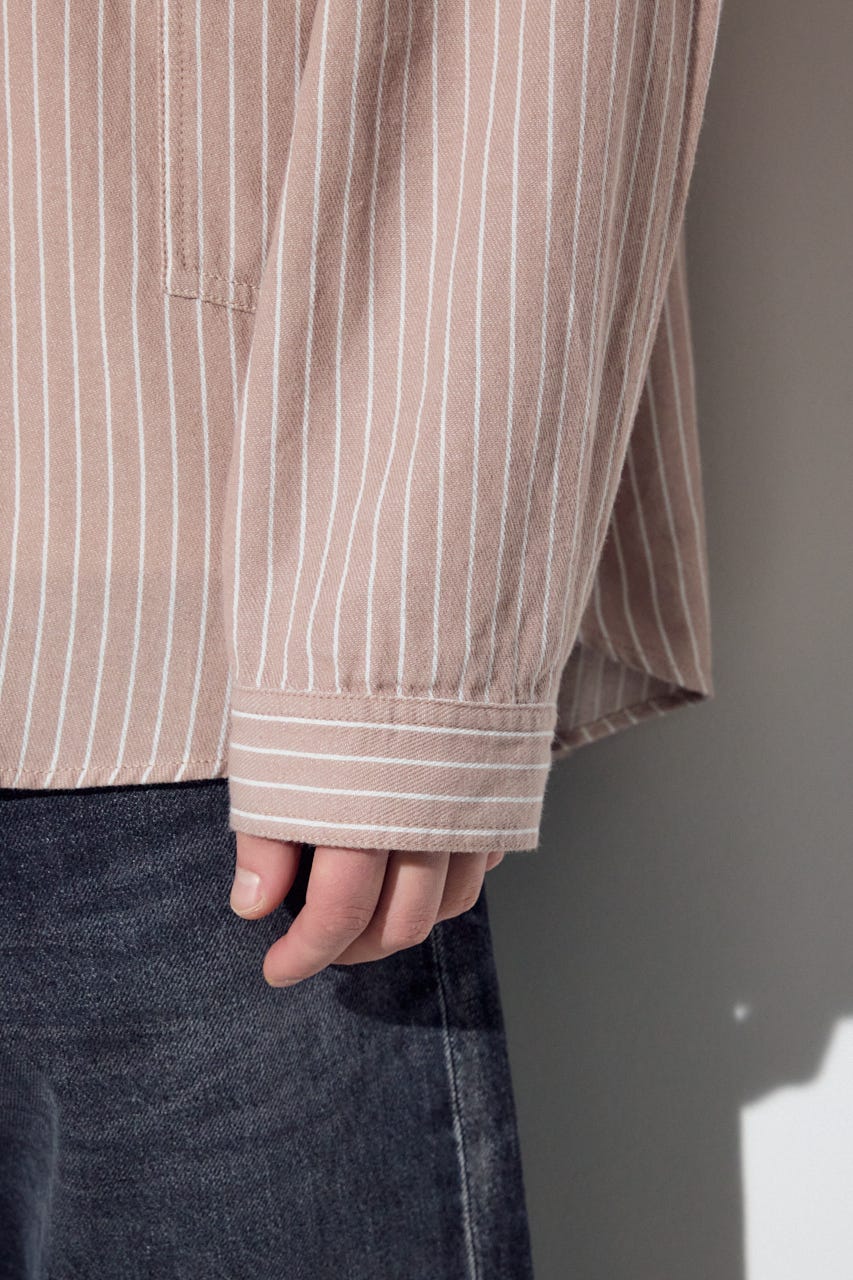 【SS先行アイテム】プリズナーシャツ 柄BEG M