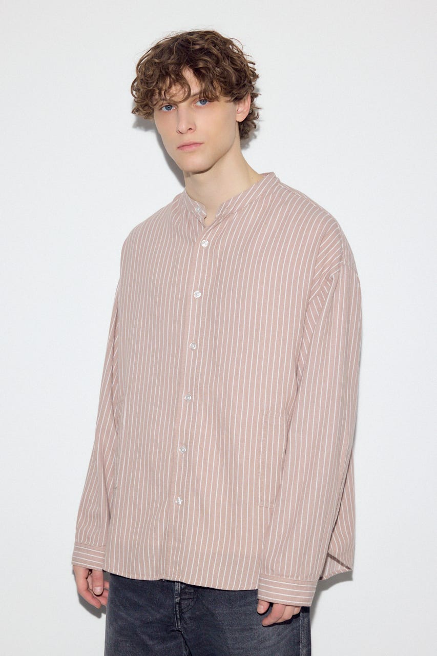 【SS先行アイテム】プリズナーシャツ 柄BEG M