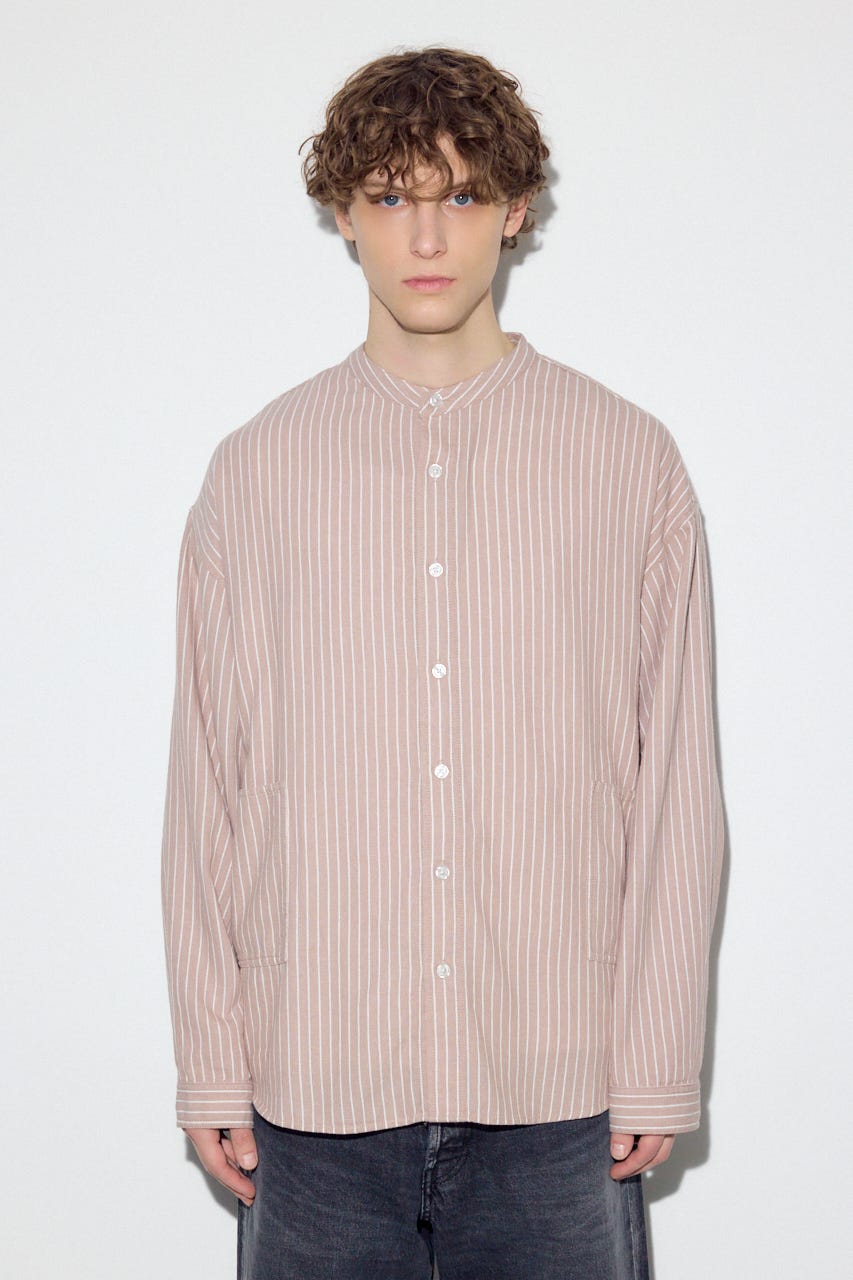 【SS先行アイテム】プリズナーシャツ 柄BEG M