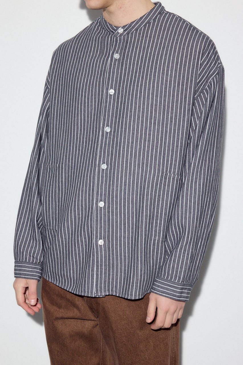 【SS先行アイテム】プリズナーシャツ 柄BLK M