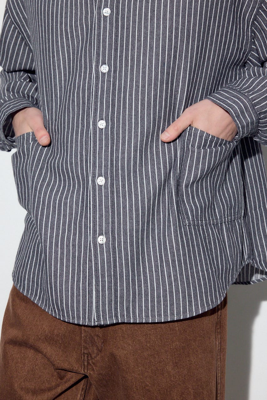 【SS先行アイテム】プリズナーシャツ 柄BLK M