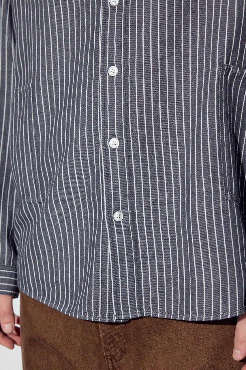 【SS先行アイテム】プリズナーシャツ 柄BLK M