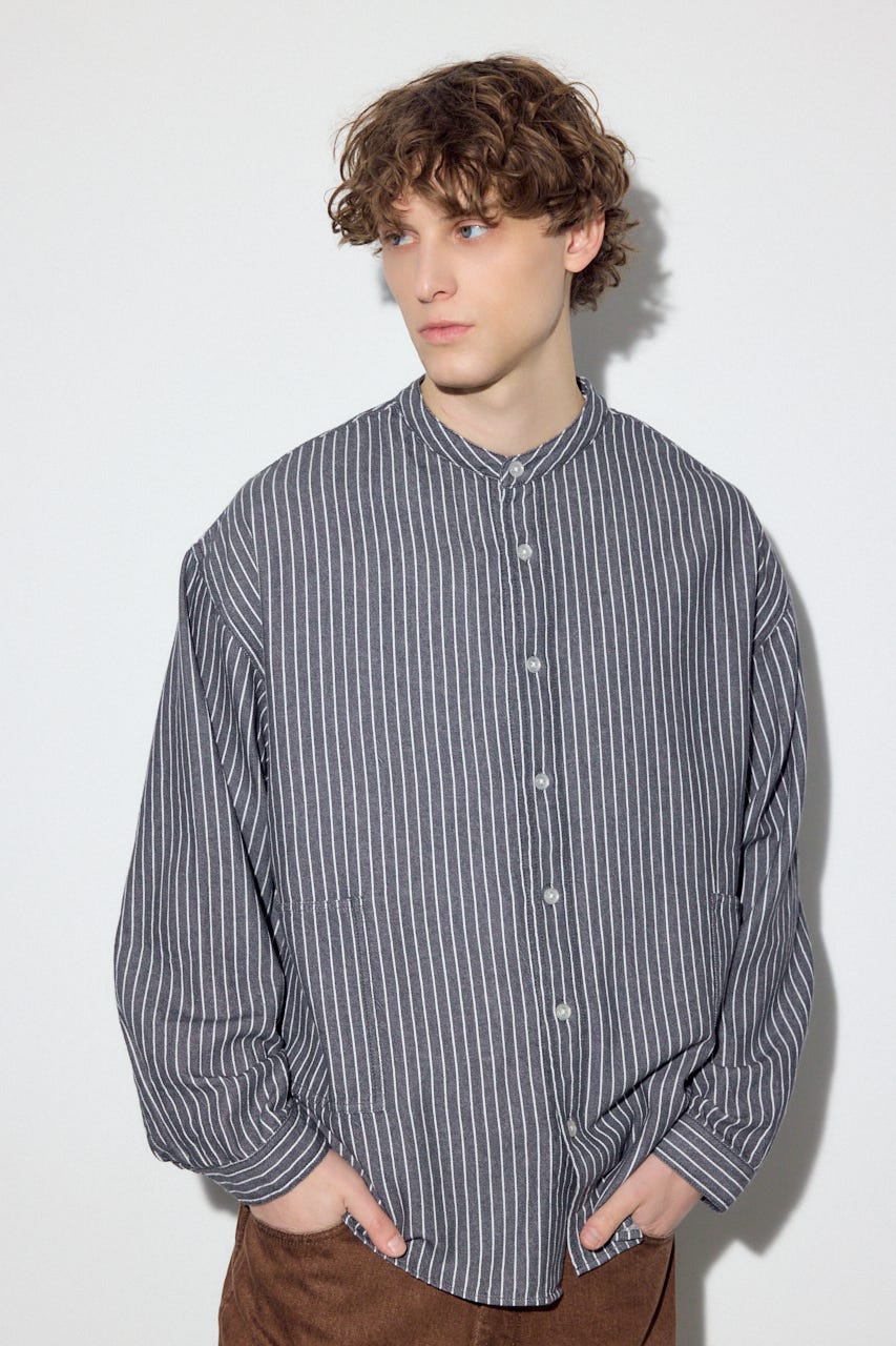 【SS先行アイテム】プリズナーシャツ 柄BLK M