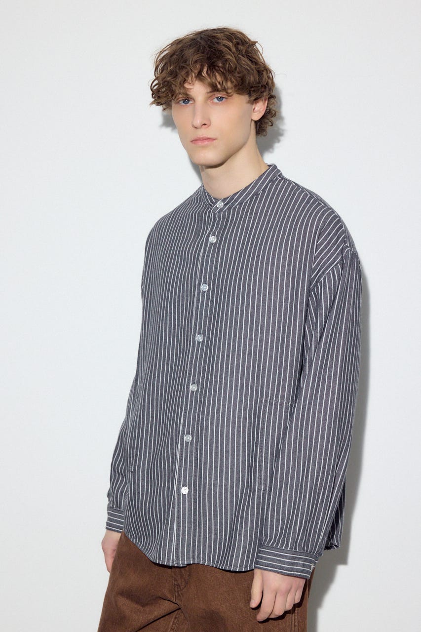 【SS先行アイテム】プリズナーシャツ 柄BLK M