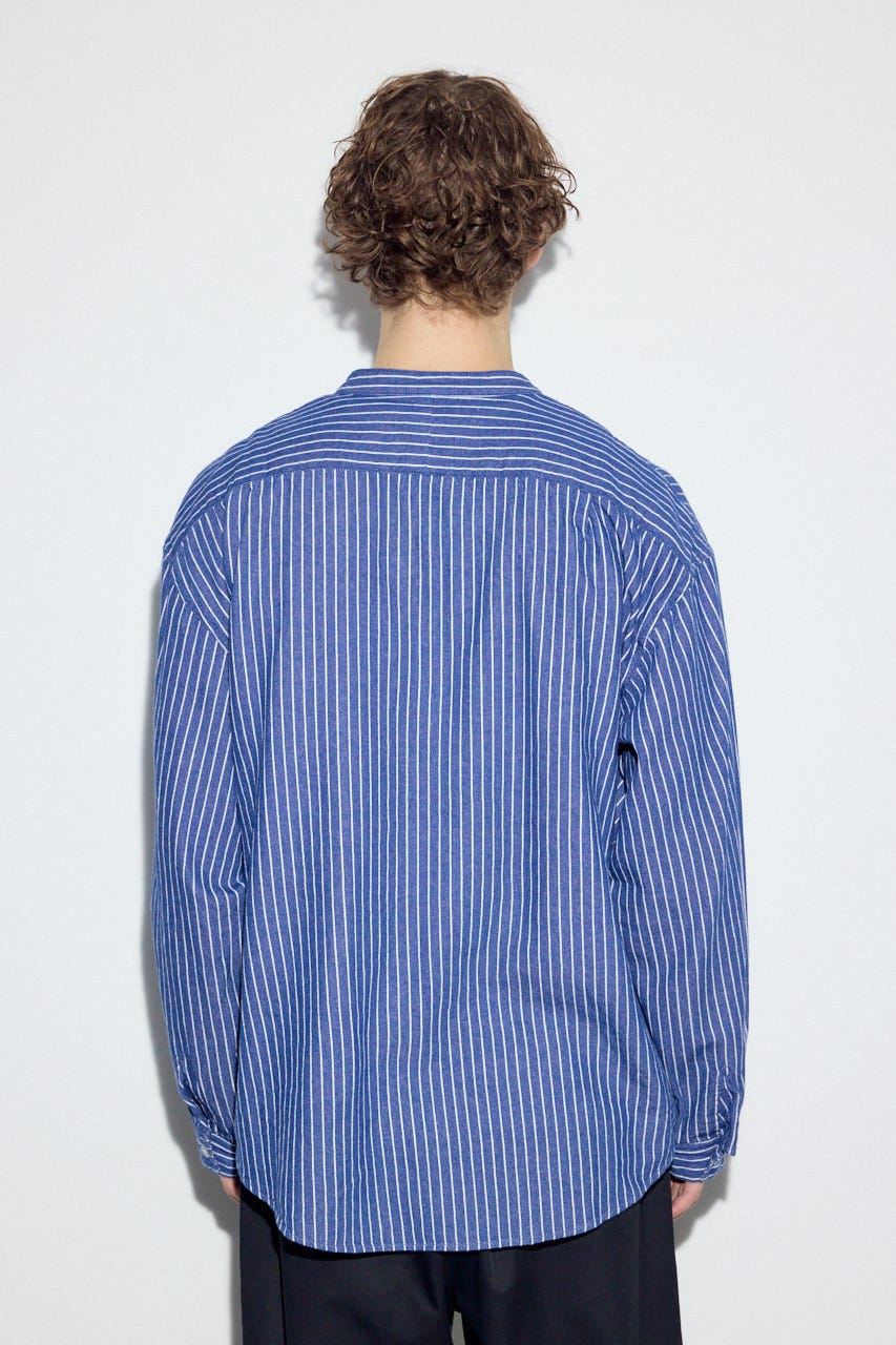 【SS先行アイテム】プリズナーシャツ 柄BLU M