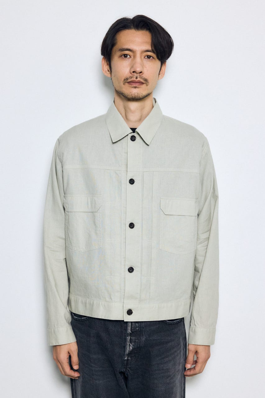 Gジャンタイプシャツブルゾン BEG M