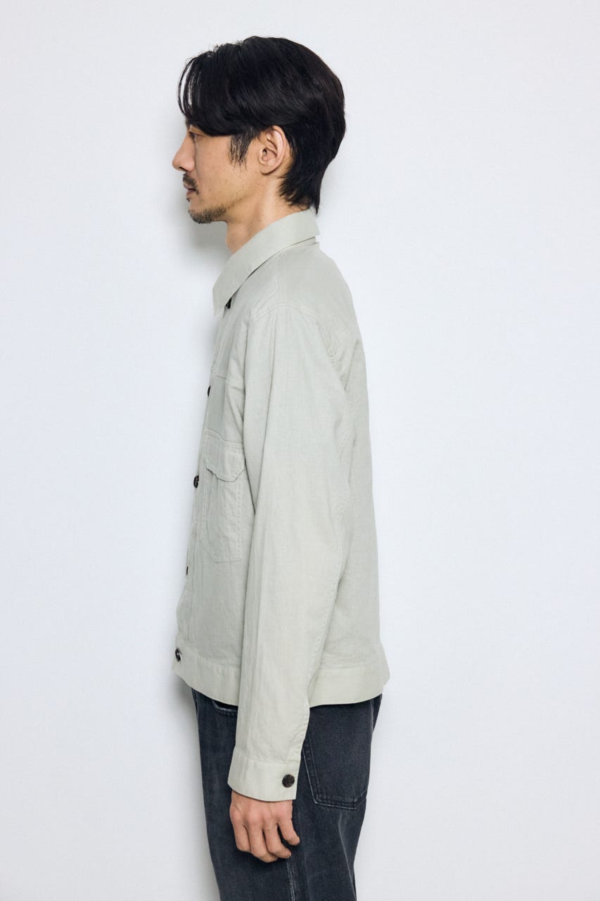 Gジャンタイプシャツブルゾン BEG M