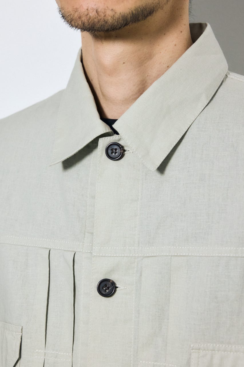 Gジャンタイプシャツブルゾン BEG M