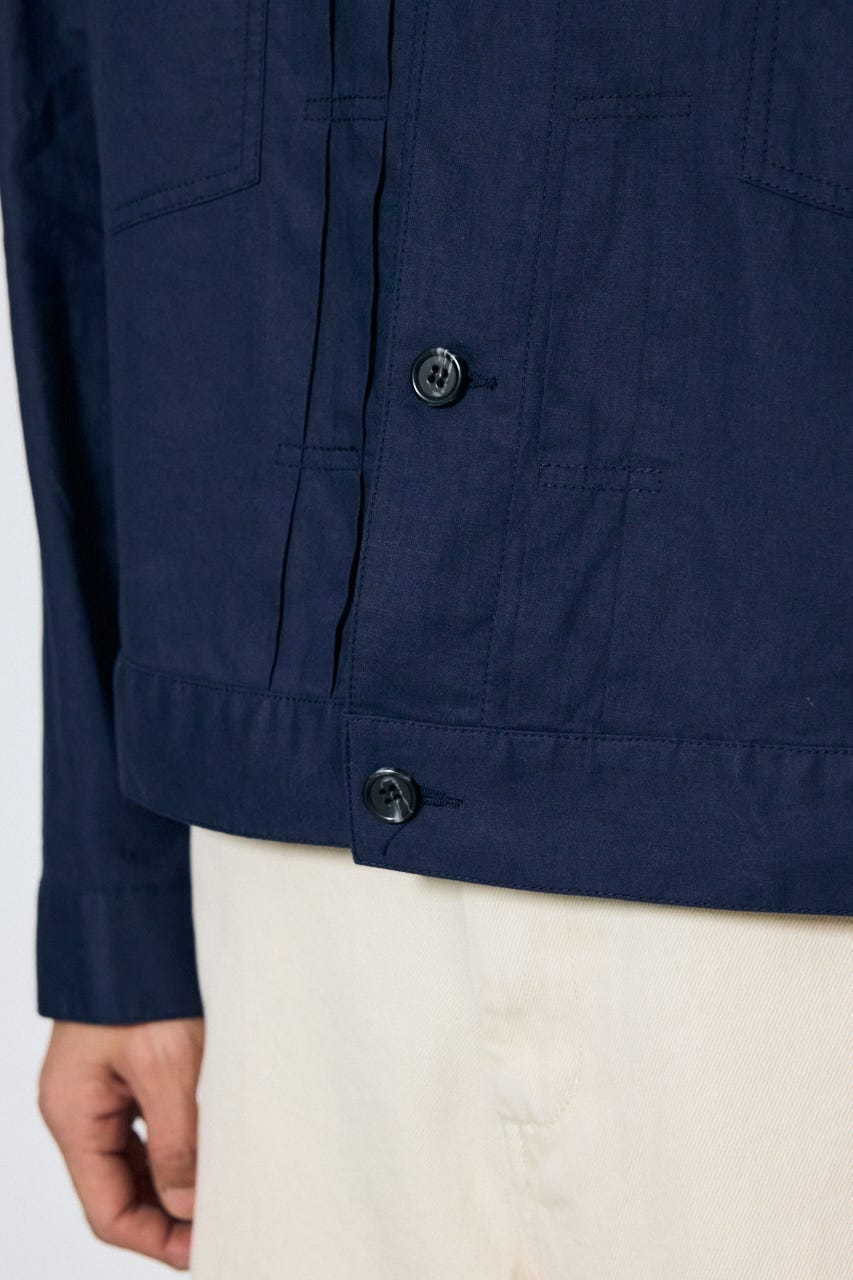 Gジャンタイプシャツブルゾン NVY L