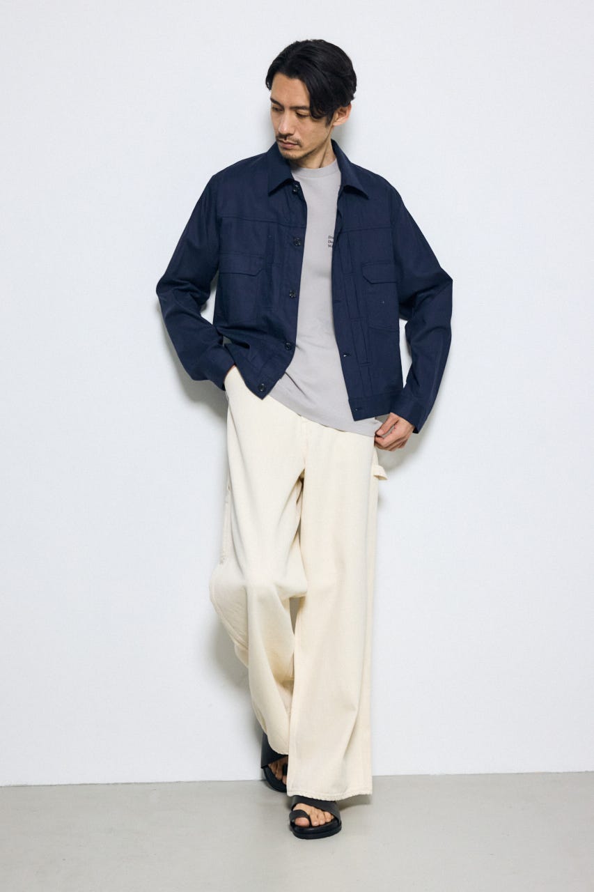 Gジャンタイプシャツブルゾン NVY L