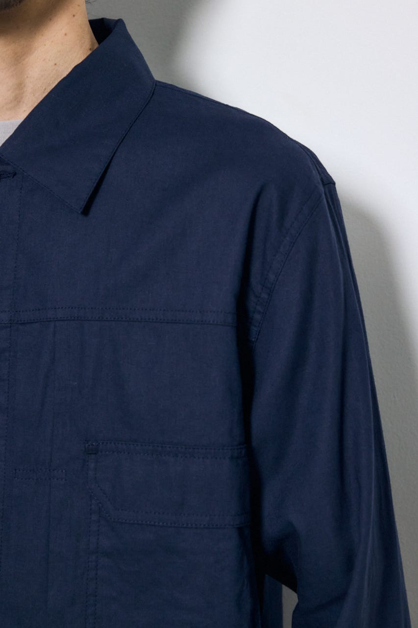 Gジャンタイプシャツブルゾン NVY L