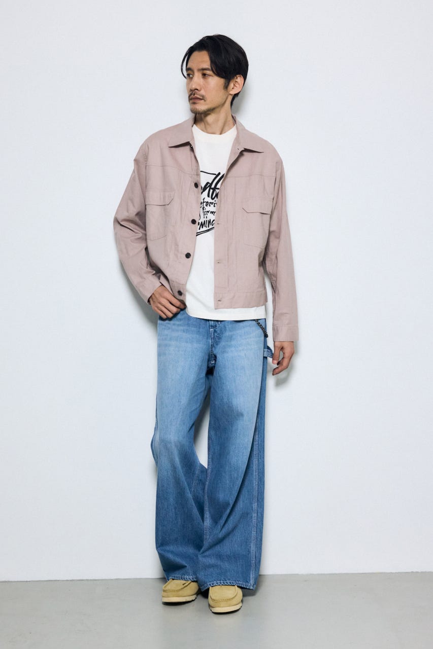 Gジャンタイプシャツブルゾン PNK L