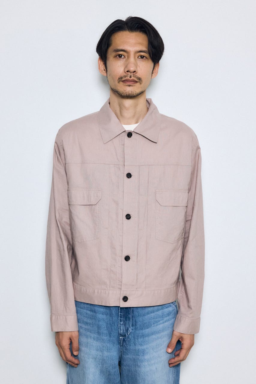 Gジャンタイプシャツブルゾン PNK L