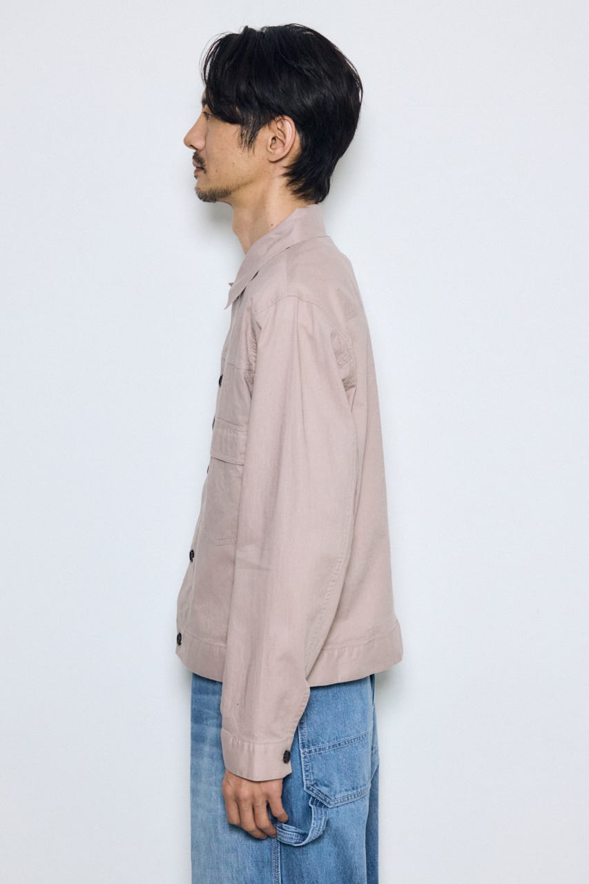 Gジャンタイプシャツブルゾン PNK L