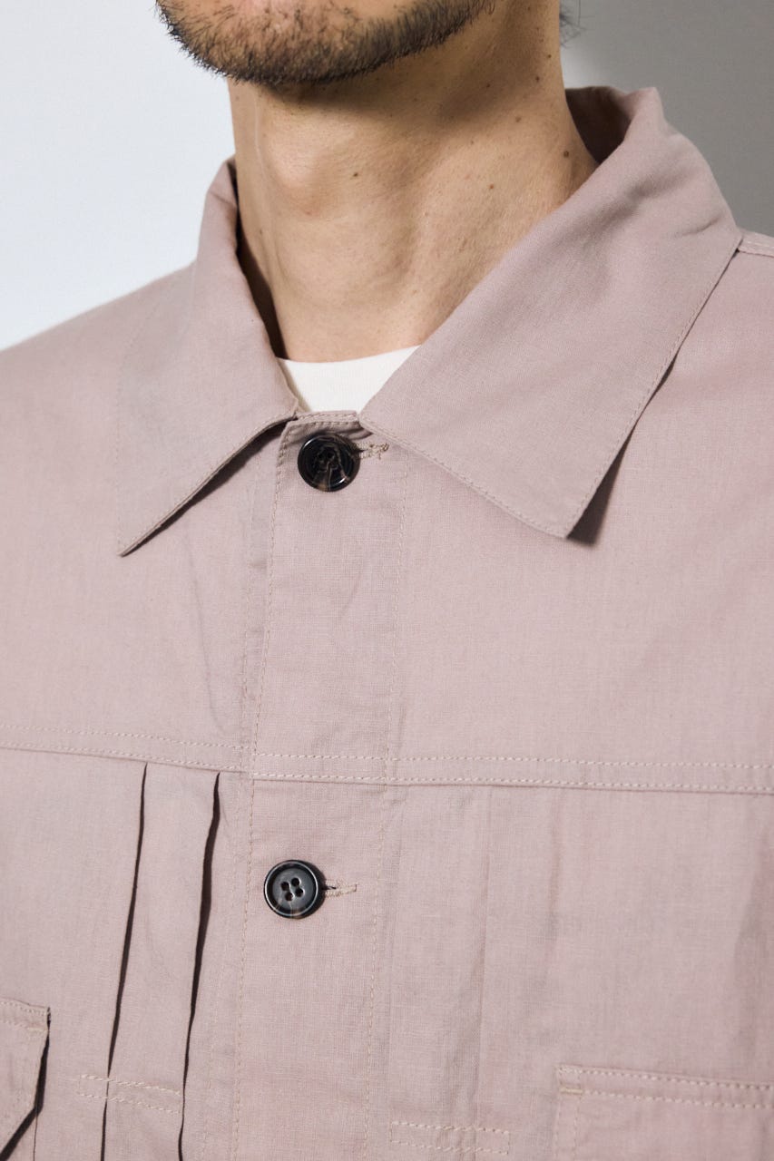 Gジャンタイプシャツブルゾン PNK L