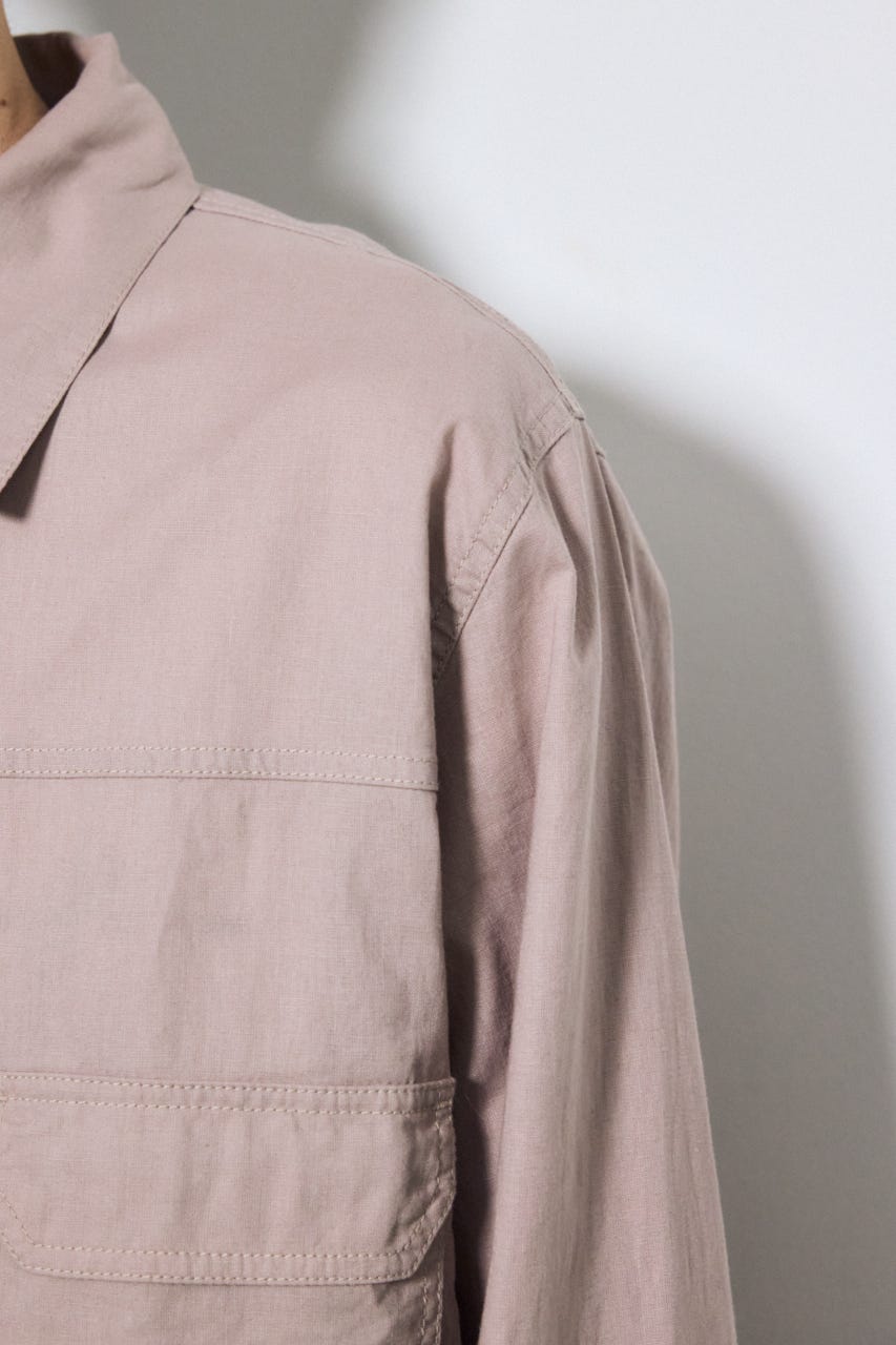 Gジャンタイプシャツブルゾン PNK L