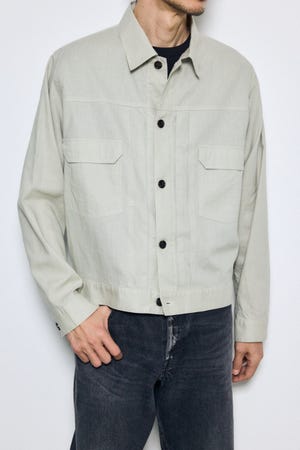 Gジャンタイプシャツブルゾン