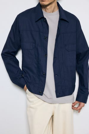 Gジャンタイプシャツブルゾン