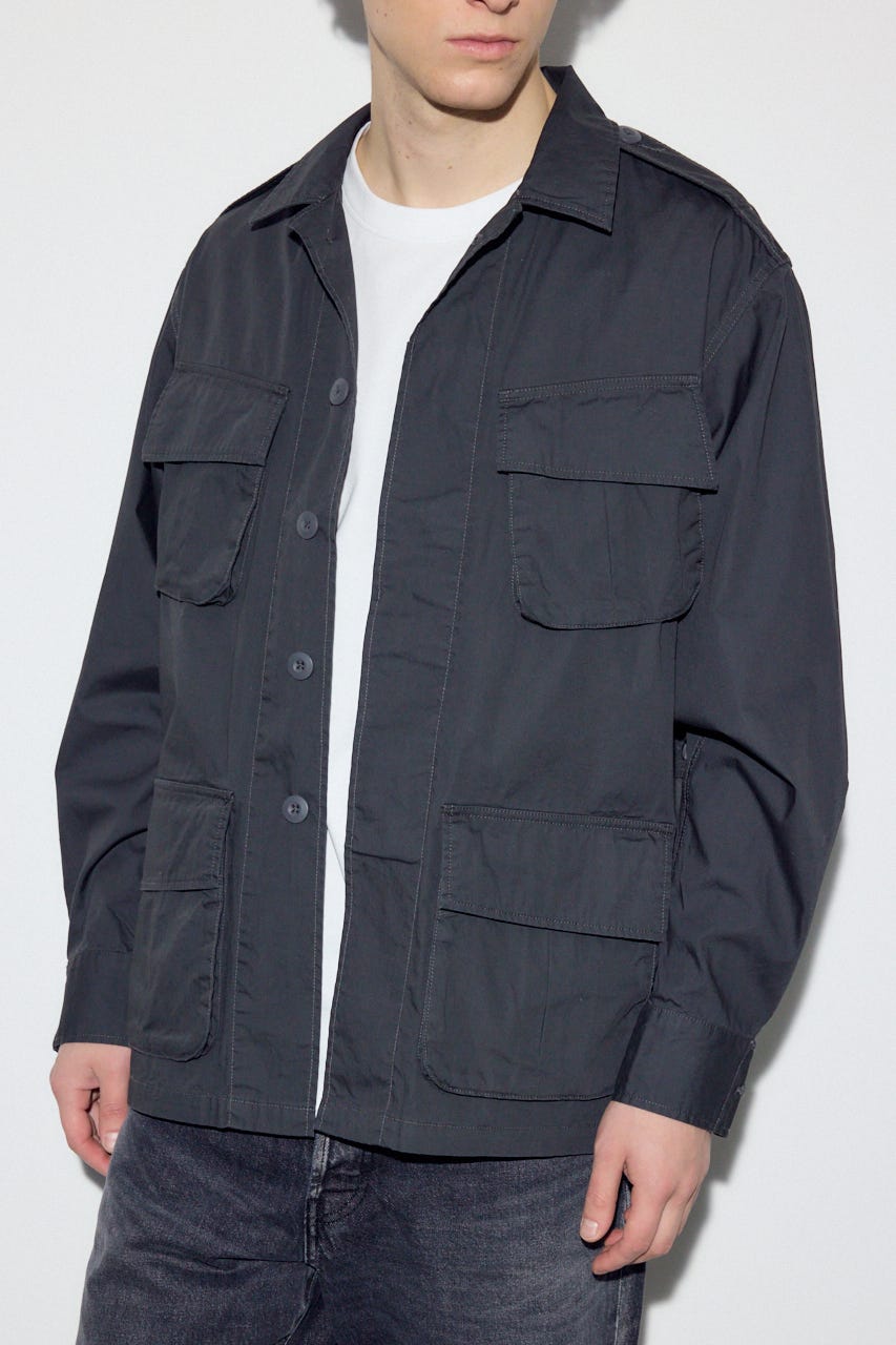 【SS先行アイテム】ファティーグJK L/BLK M