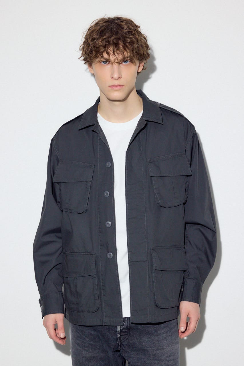 【SS先行アイテム】ファティーグJK L/BLK M