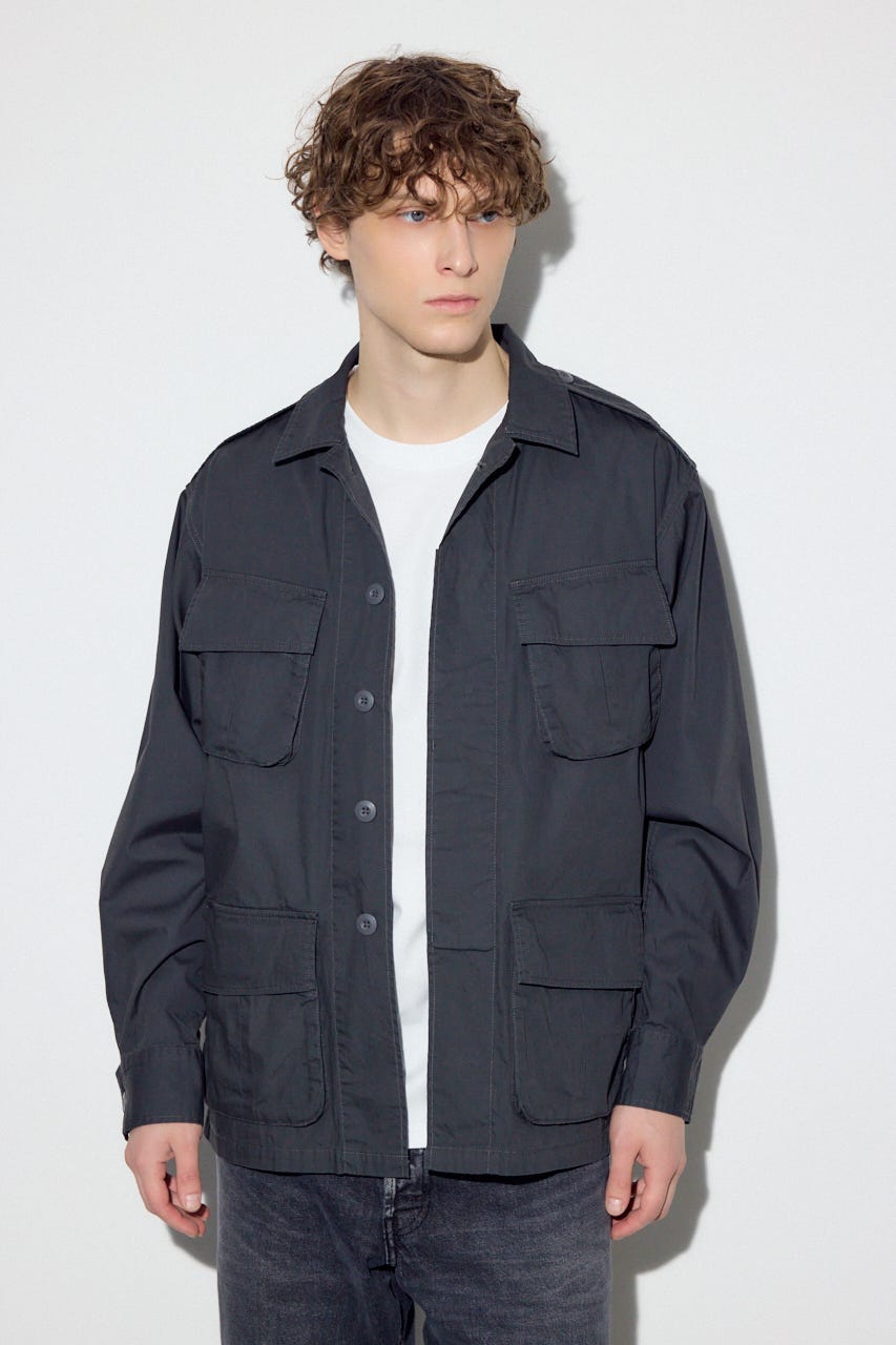 【SS先行アイテム】ファティーグJK L/BLK M