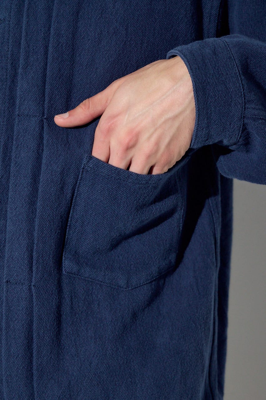 コットンリネン1stブルゾン L/BLK L