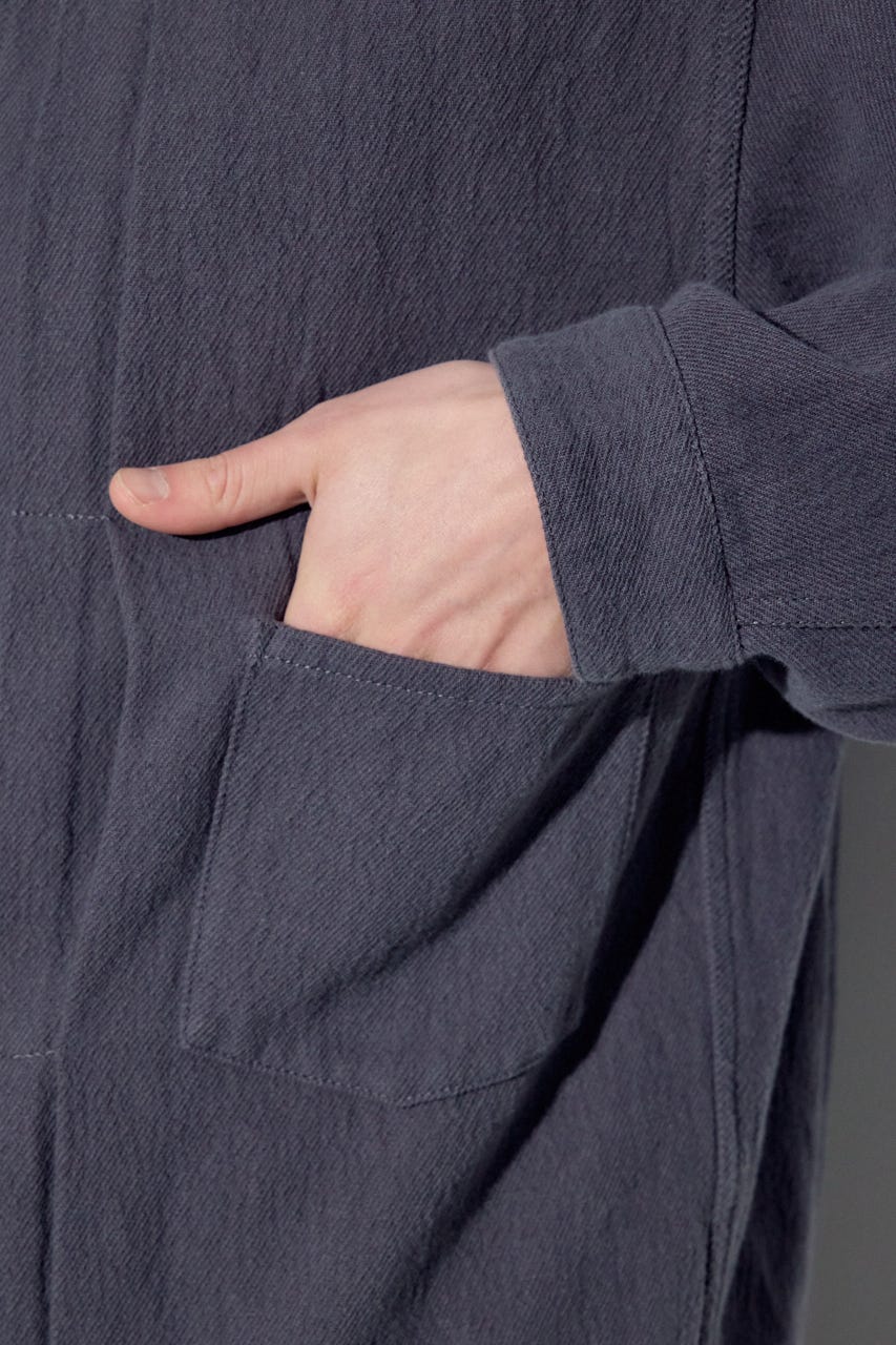 コットンリネン1stブルゾン L/BLK L