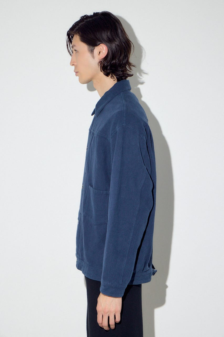 コットンリネン1stブルゾン L/BLK L