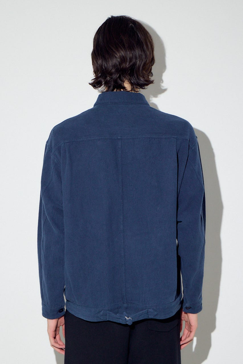 コットンリネン1stブルゾン L/BLK L