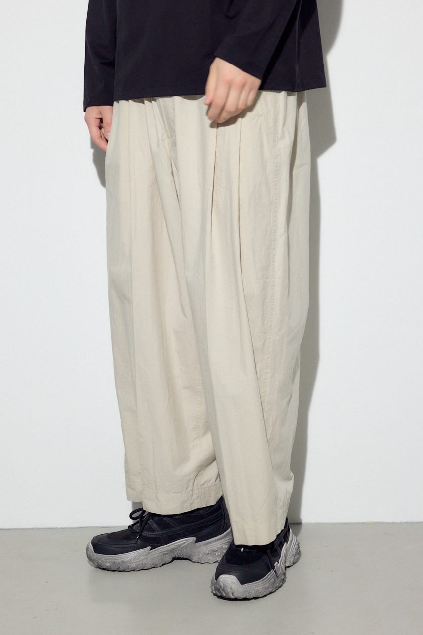 【SS先行アイテム】パラシュートパンツ BEG L