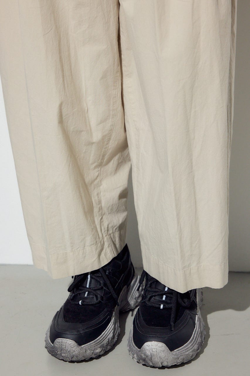 【SS先行アイテム】パラシュートパンツ BEG L