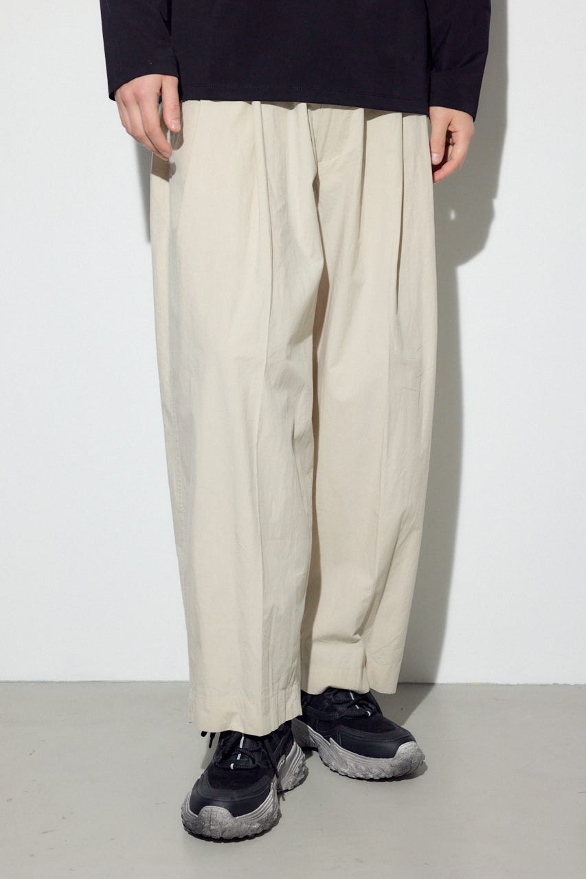 【SS先行アイテム】パラシュートパンツ BEG L