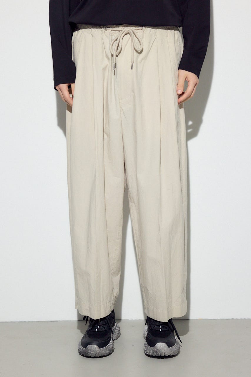 【SS先行アイテム】パラシュートパンツ BEG L