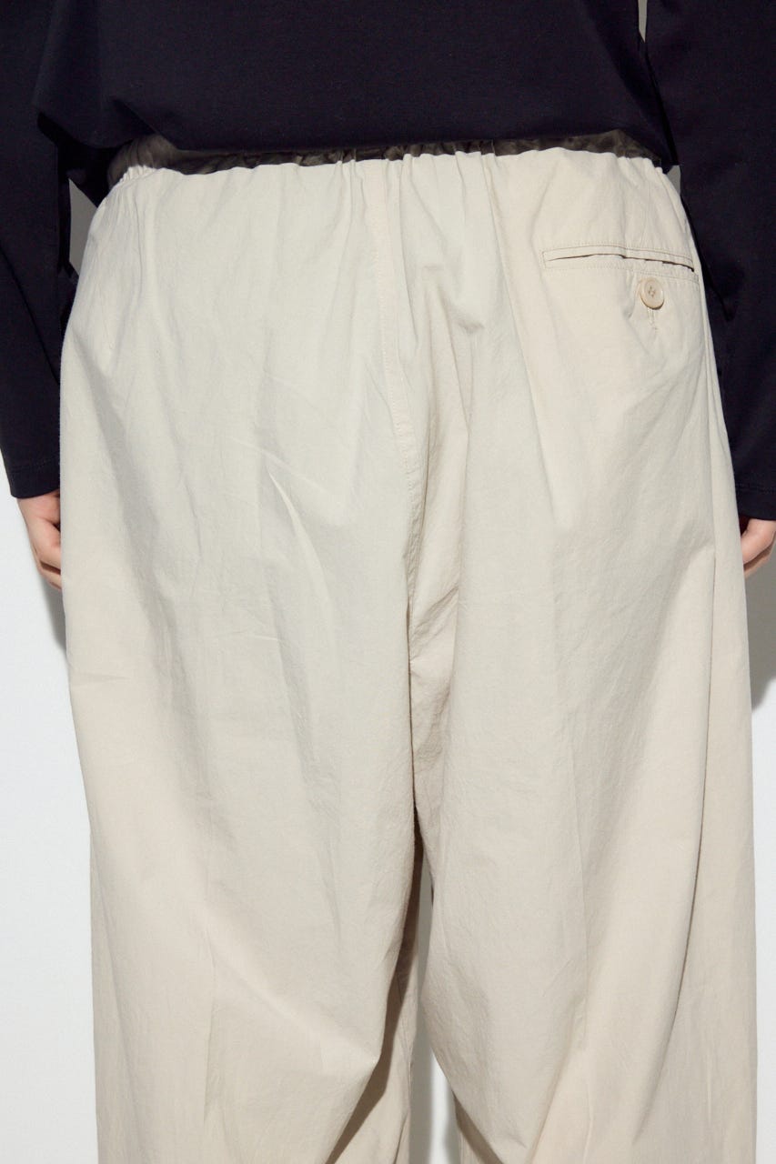 【SS先行アイテム】パラシュートパンツ BEG L