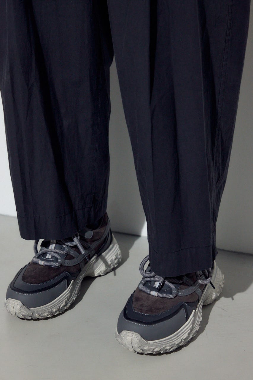 【SS先行アイテム】パラシュートパンツ BLK L