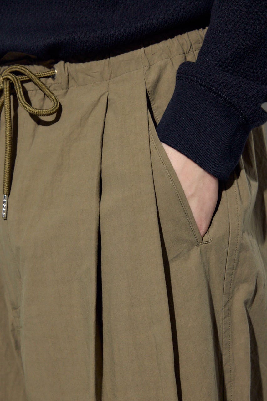 【SS先行アイテム】パラシュートパンツ KHA L