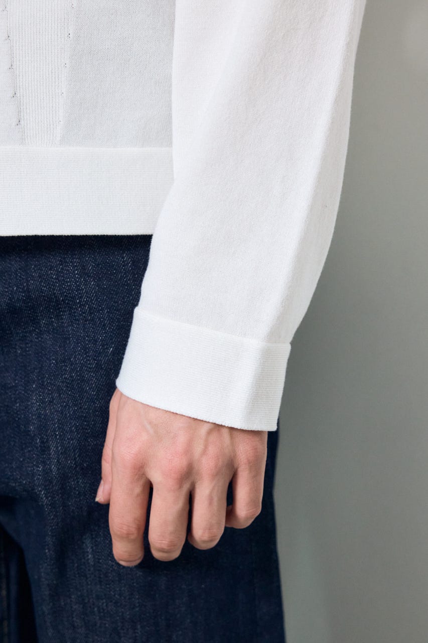 3rdタイプニットジャケット O/WHT L