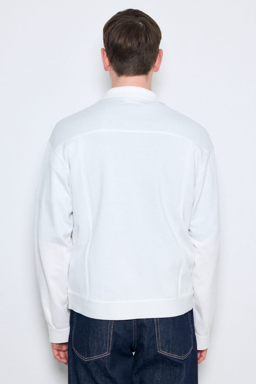 3rdタイプニットジャケット O/WHT L