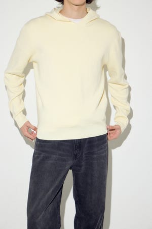 ハイゲージニットフーディー