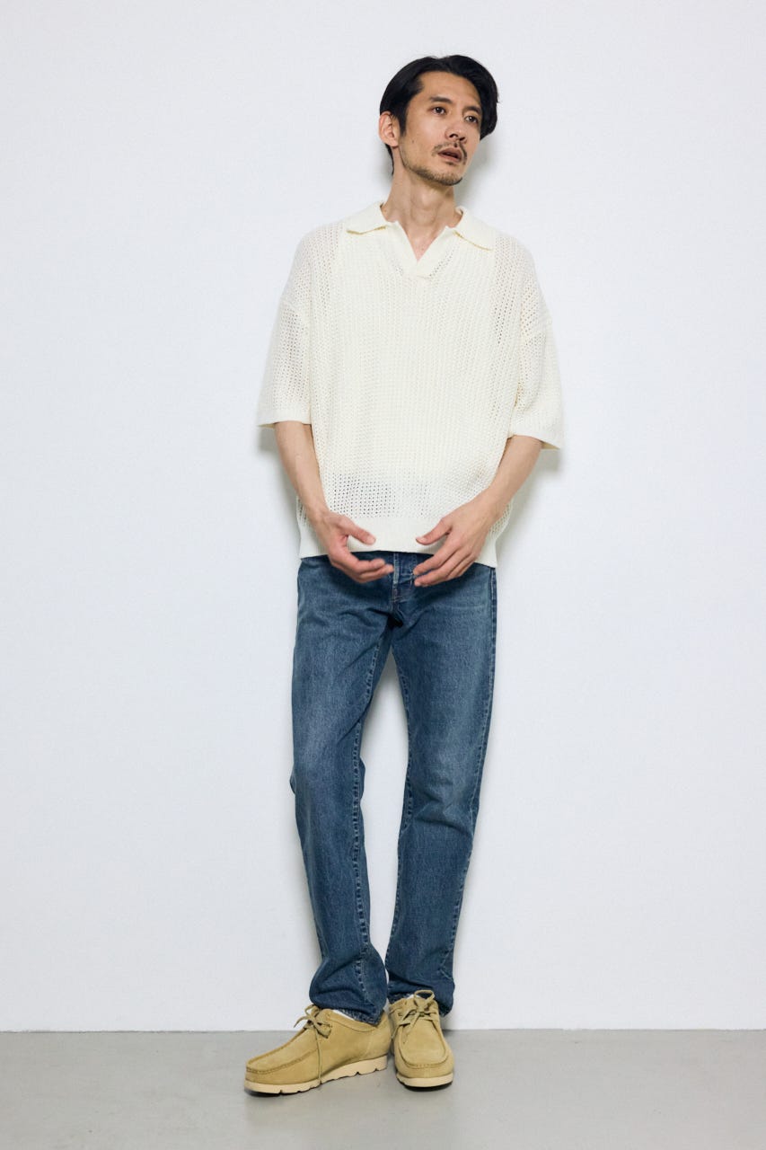 メッシュスキッパーポロシャツ IVOY M