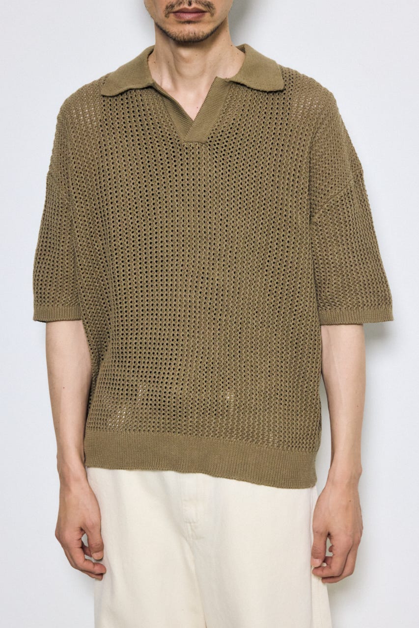 メッシュスキッパーポロシャツ L/KHA L