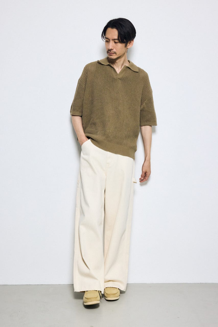 メッシュスキッパーポロシャツ L/KHA L