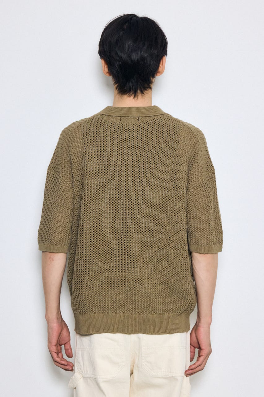 メッシュスキッパーポロシャツ L/KHA L